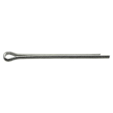 Midwest Fastener Extended Prong Cotter Pin, 3/32 in Dia, 1-1/2 in L, Steel, PK 70 930208